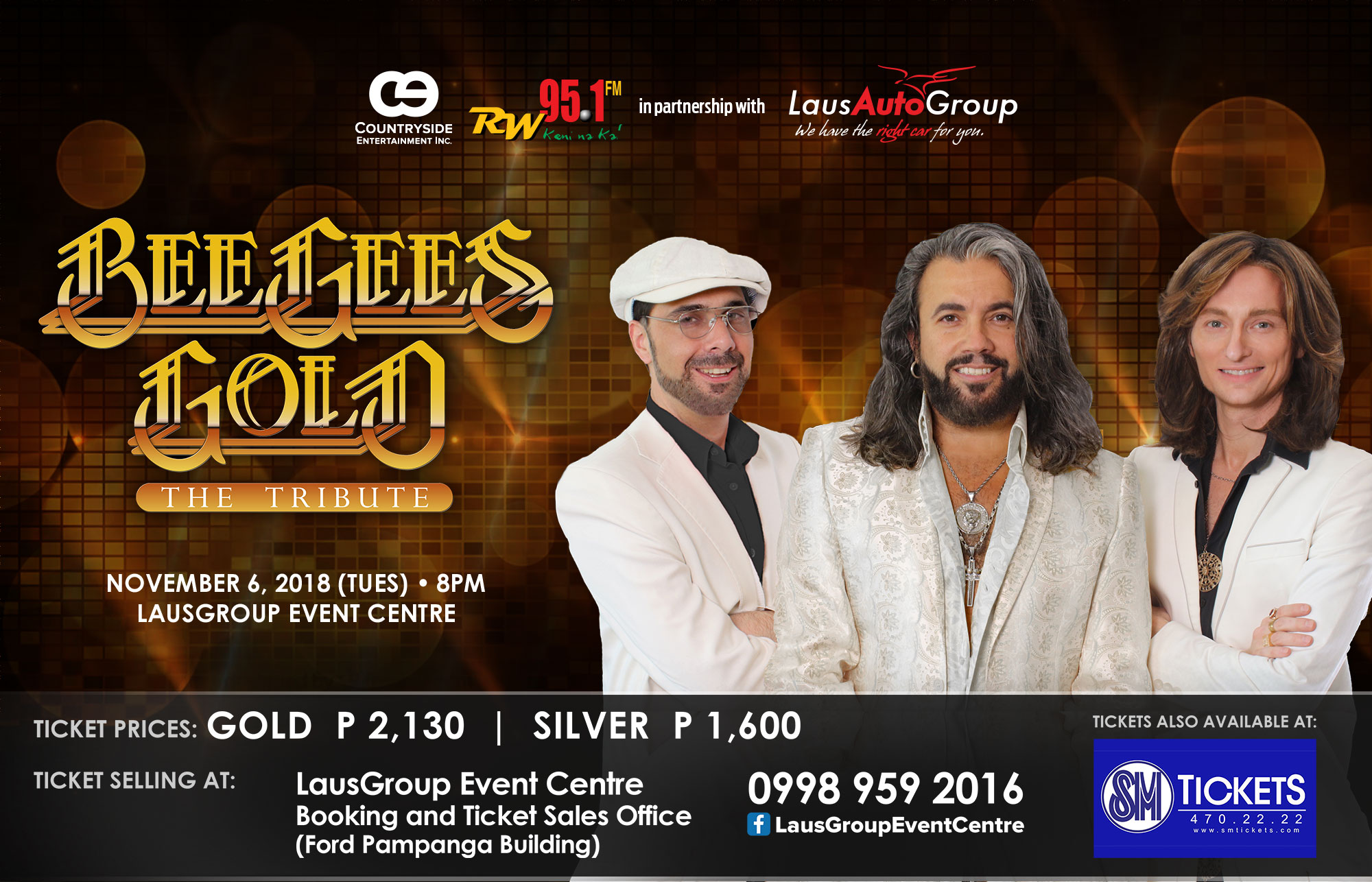 One Golden Chance to Experience Bee Gees in Pampanga
